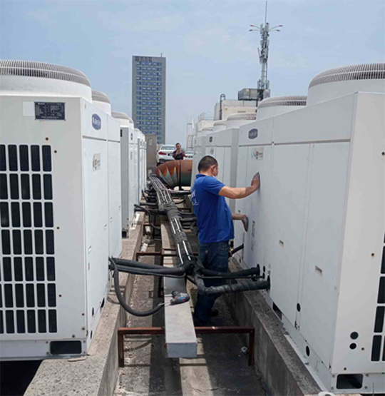 新宾中央空调制热和不制冷系统维修方法